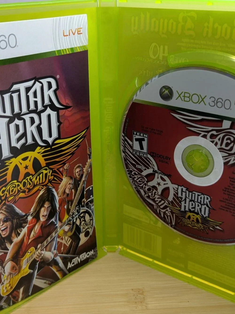 Guitar Hero: Aerosmith (Microsoft Xbox 360, 2008) CIB Tested!